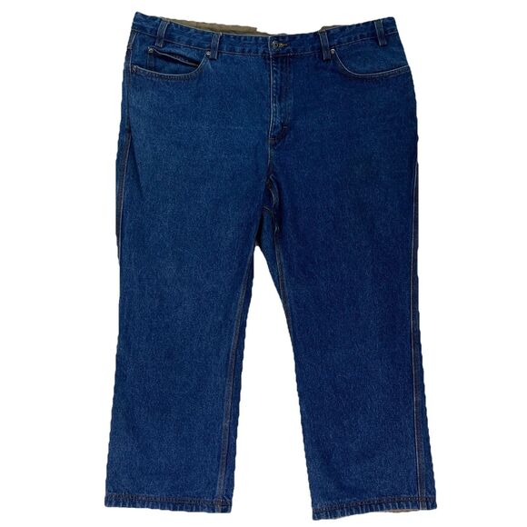 Duluth Trading‎ Co Fire Hose Denim Jeans Men’s 44 x 28 Relaxed Work Jeans - Picture 1 of 9